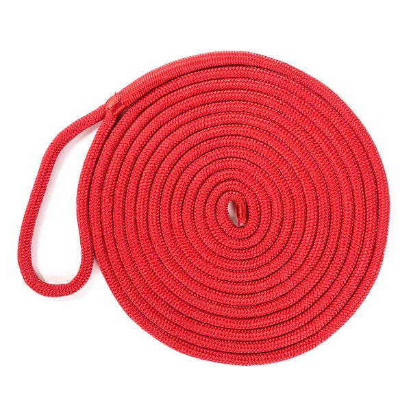 DOCK LINE 5/8"X35  BRAID MFP RED