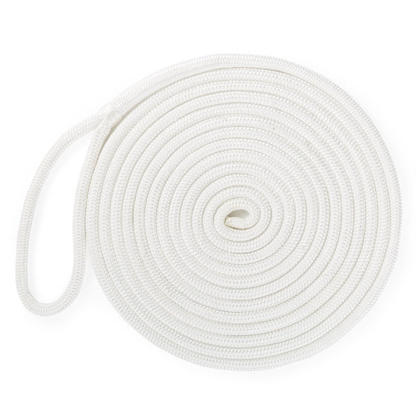 DOCK LINE 5/8"X35  BRAID MFP WH