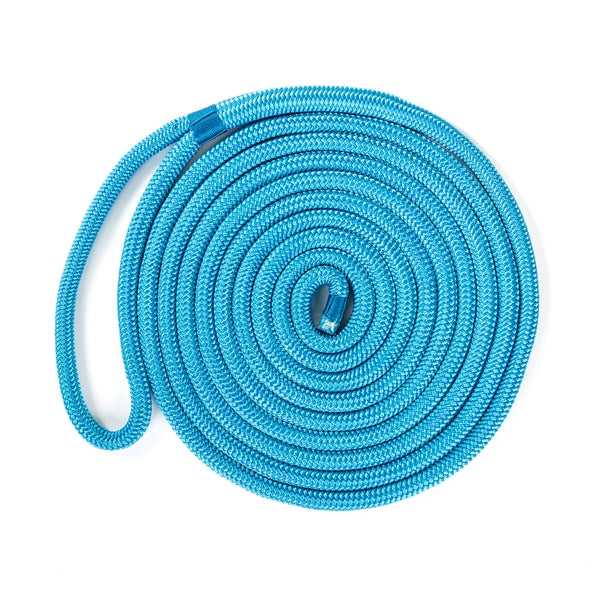 DOCK LINE 1/2"X20 DOUB BRAID NYL BL