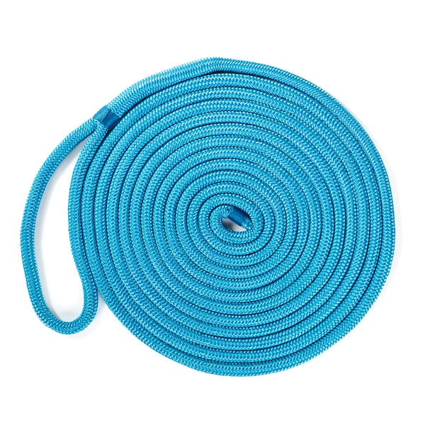 DOCK LINE 5/8"X35 DOUB BRAID NYL BL