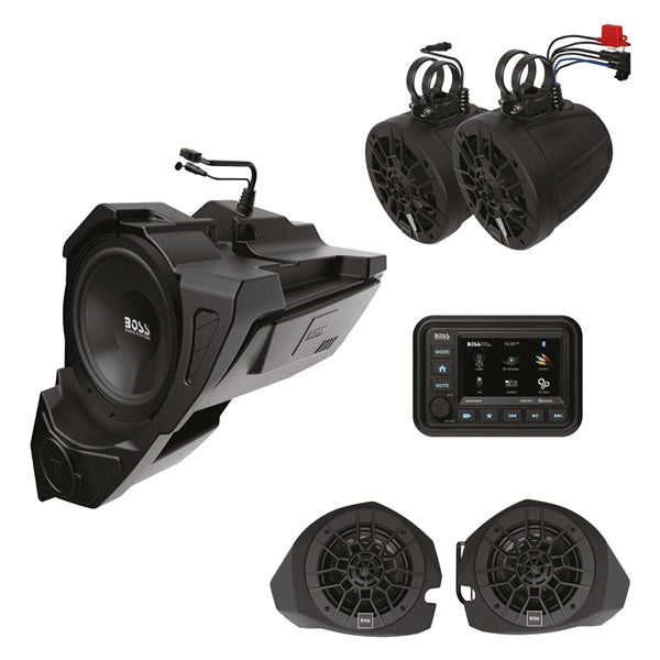 SYSTEM KIT SPEAKER6.5&SUBWOOFER10"BK POL