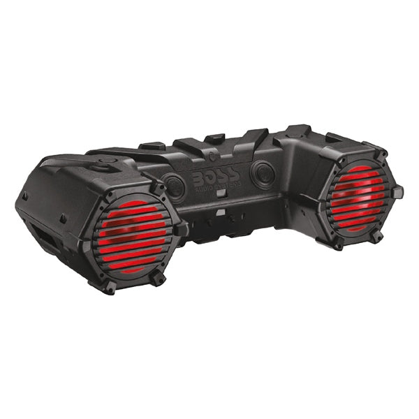 SOUND SYSTEM 8" W/LIGHT BAR BK BOSSAUDIO