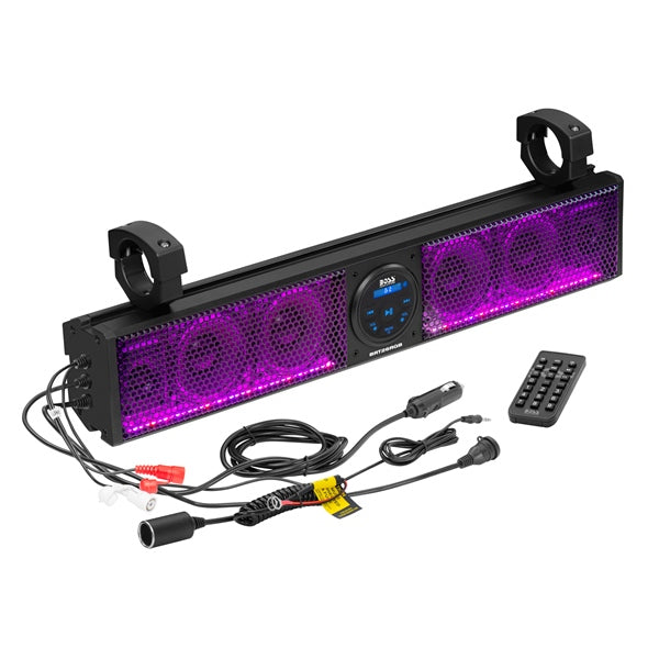 SOUNDBAR 26" W/RGB LED BK BOSS AUDIO