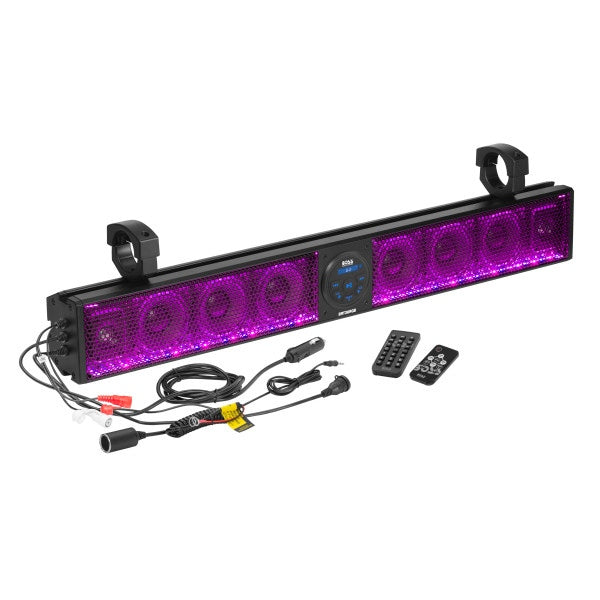SOUND BAR AMPLIFIED 36" W/LED BOSS AUDIO