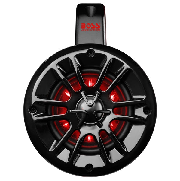 SPEAKER 4" ROLL BAR W/RGB 400W BK QTY2