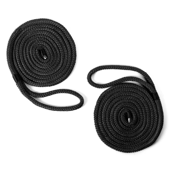 WHIP FENDER DOUBLE BRAID 1/4"X6  BK