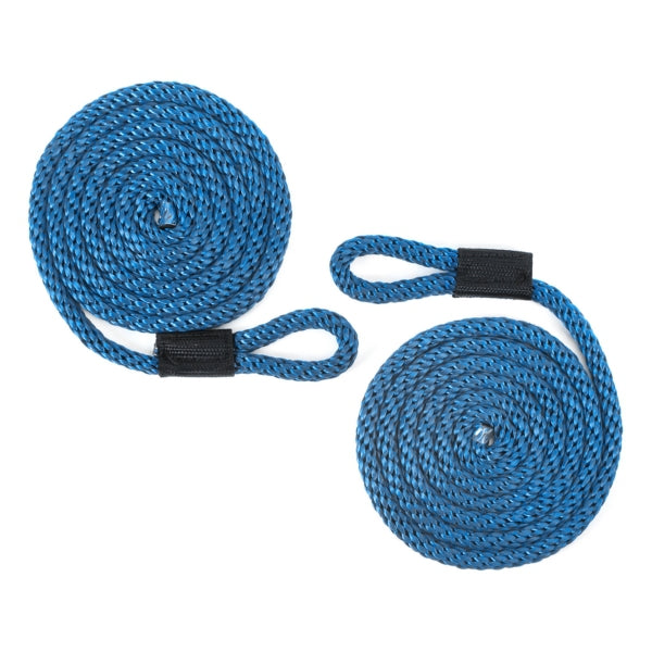 FENDER WHIP BRAIDED  3/8"X5  BL PAIR