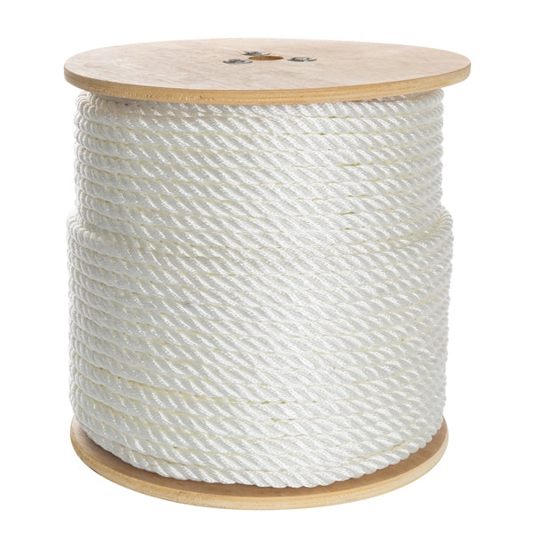 ROPE 3 STRANDS NYLON 1/2"X600  WH