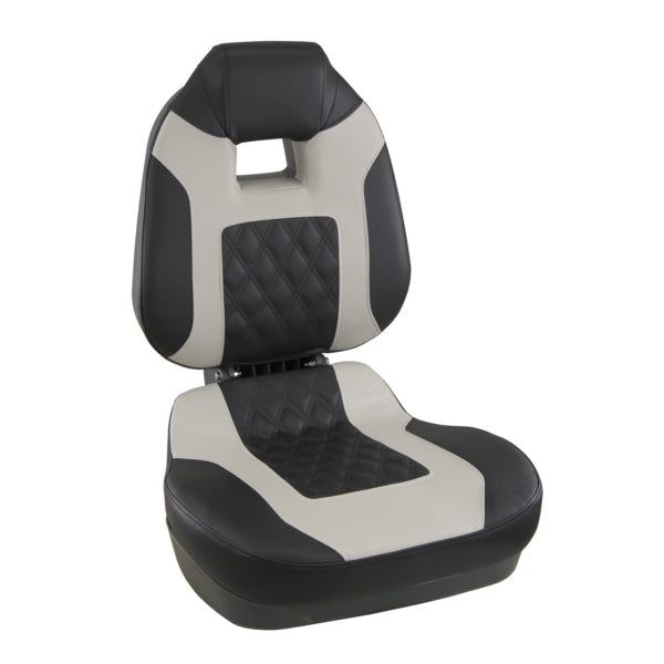 FISH PRO II SEAT HI BACK GY/BK