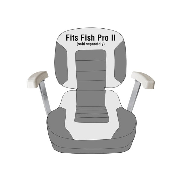 ARM REST FISH PRO II WH SPRINGFIELD