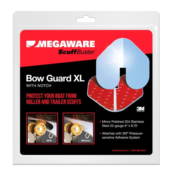 BOW GUARD XL SST W/NOTCH MEGAWARE