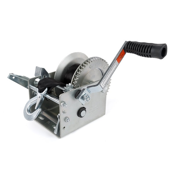 WINCH MANUAL TWO SPEED HD W/STRAP 2500LB