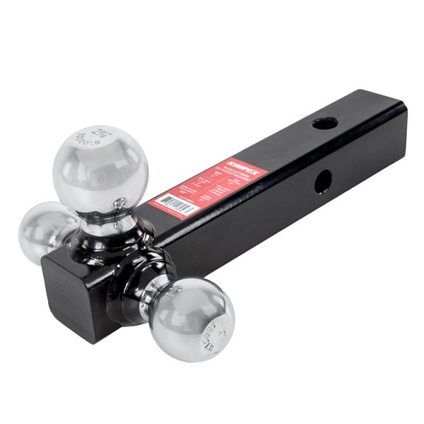 TRI BALL 1 7/8"-2"-2 5/16" BK/CHR