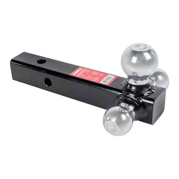 TRI BALL 1 7/8"-2"-2 5/16" BK/CHR