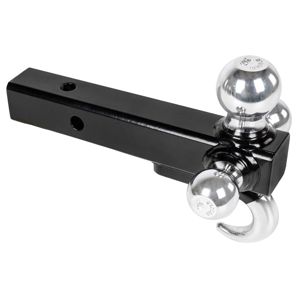 TRI BALL W/HOOK 1 7/8"-2"-2 5/16 BK/CHR