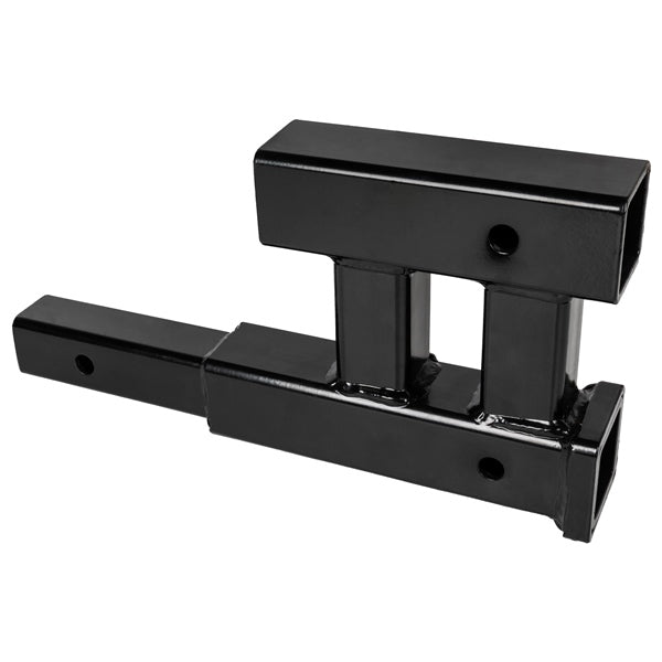 DUAL HITCH EXT 2"SHANK, 2"TUBE, 6.25"H