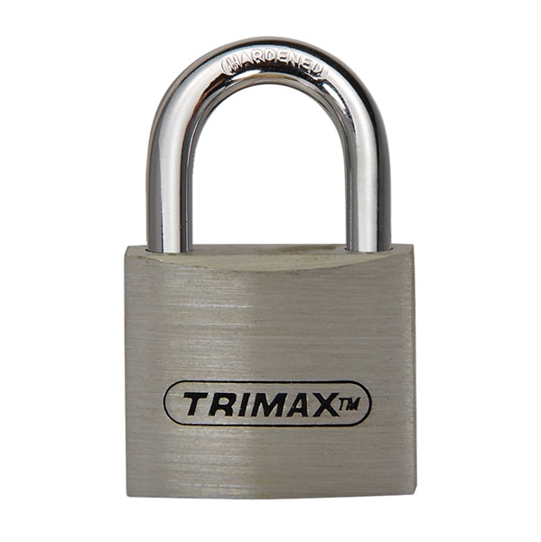 PADLOCK ALU 40X34MM W/CASE HARD STEEL