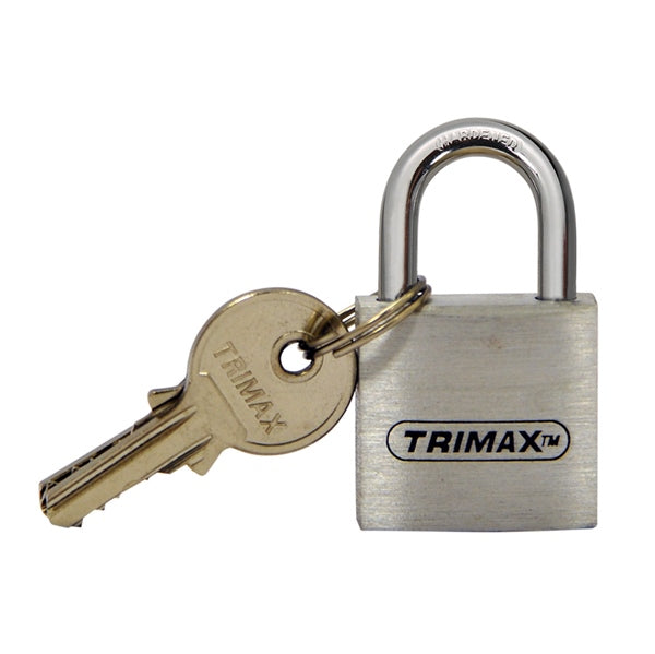 PADLOCK ALU 40X34MM W/CASE HARD STEEL