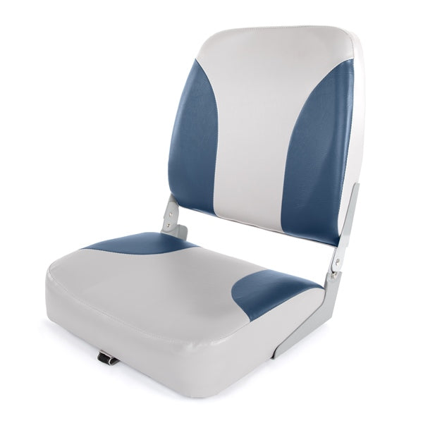 ECONOMY HIGH BACK SEAT GY/BL KIMPEX