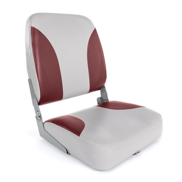 ECONOMY HIGH BACK SEAT GY/RD KIMPEX
