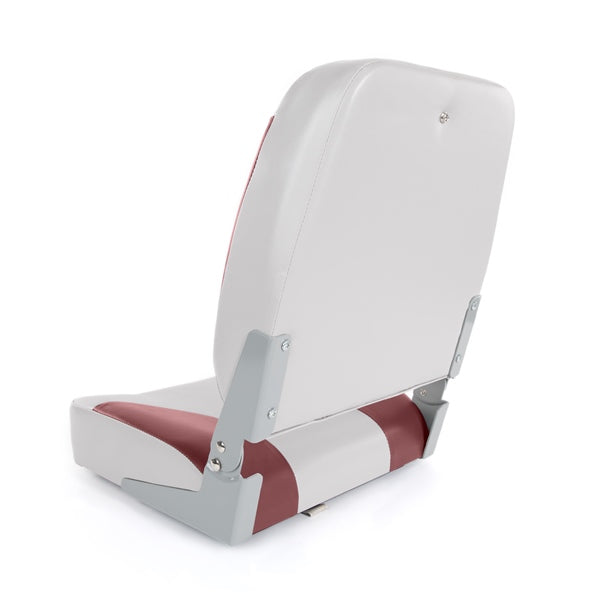 ECONOMY HIGH BACK SEAT GY/RD KIMPEX
