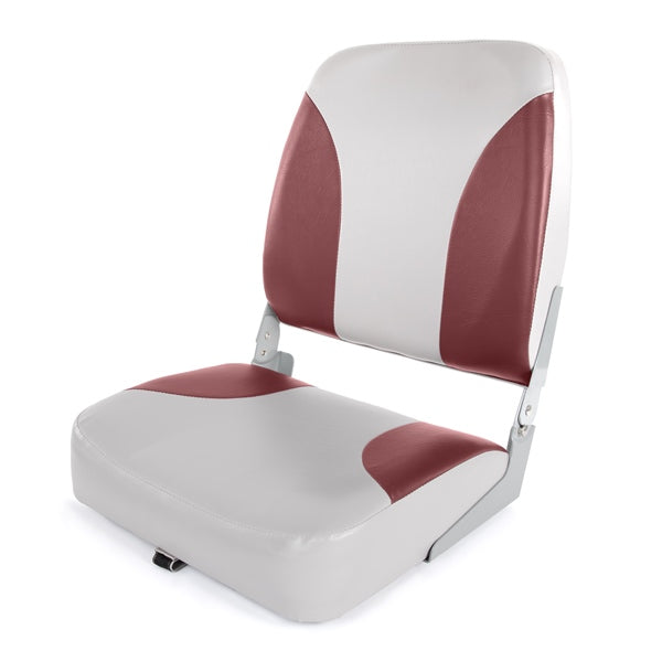 ECONOMY HIGH BACK SEAT GY/RD KIMPEX