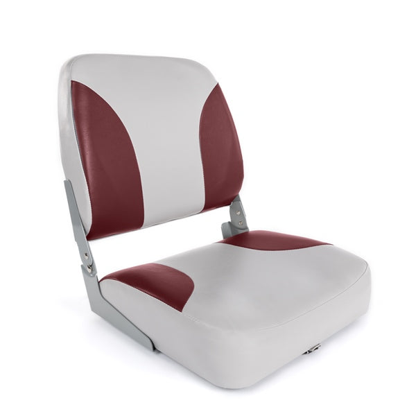 ECONOMY LOW BACK SEAT GY/RD KIMPEX