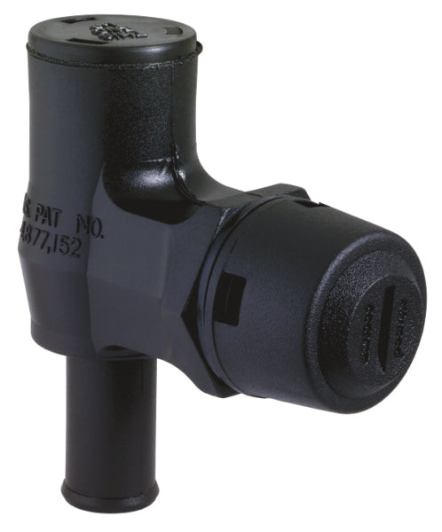 GAS VENT 90 DEGREE BLACK