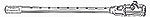 EXTENSION HANDLE 36-50IN STRGHT