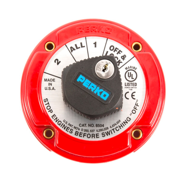 BATTERY SWITCH W/ LOCKING ALT.DISCONNECT