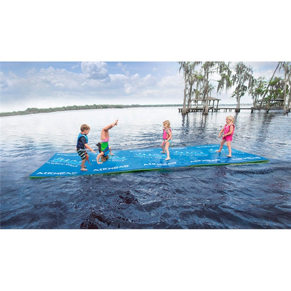 MATTRESS FUN MAT 18 X6 X1.25" GR/GY/BL