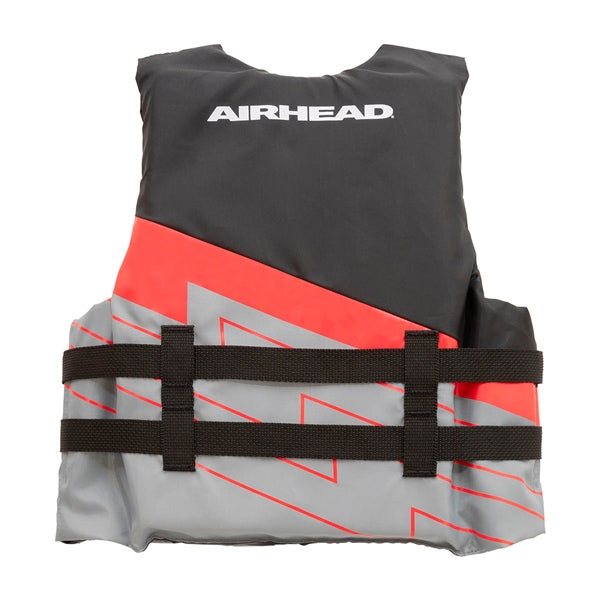 LIFE JACKET BOLT 4 BUCKLE YTH RD/BK/GY