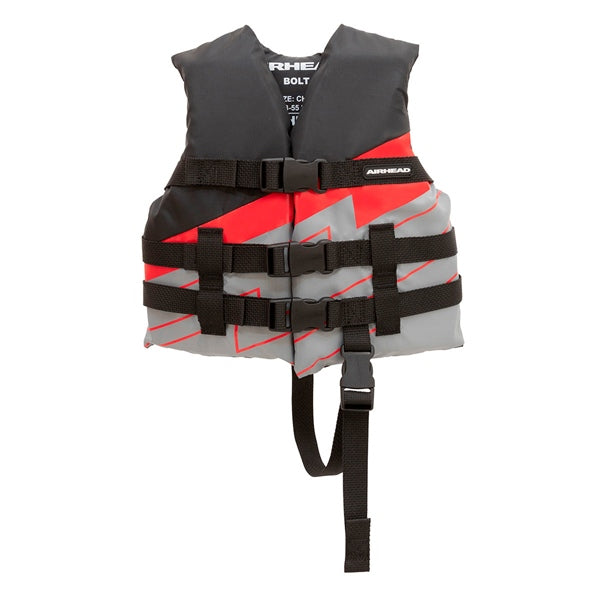 LIFE JACKET BOLT 4 BUCKLE CHILD RD/BK/GY