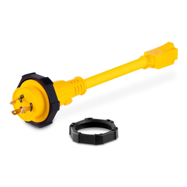 PIGTAIL ADAPTER 30A MALE TO 15A FEMALE