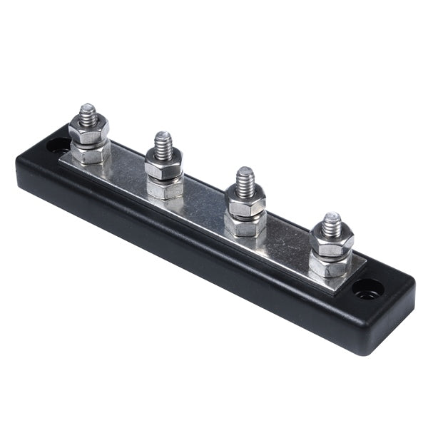 BUSS BAR-BRASS TIN PL./ABS 4 STUD TERM