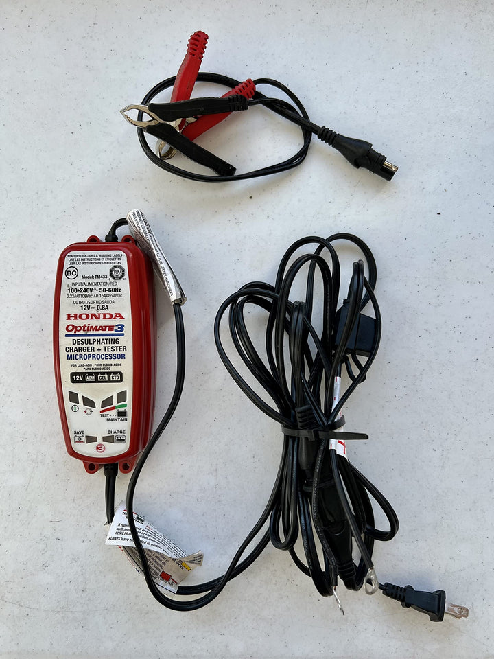 Honda Optimate 3 Automatic 5 stage Battery charger