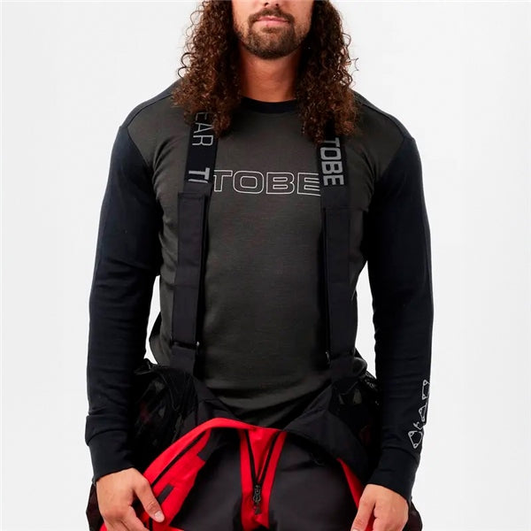 SUSPENDERS MONOSUIT BK XS