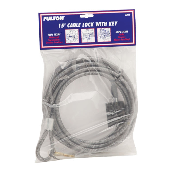 CABLE LOCK 15  X 3/16"