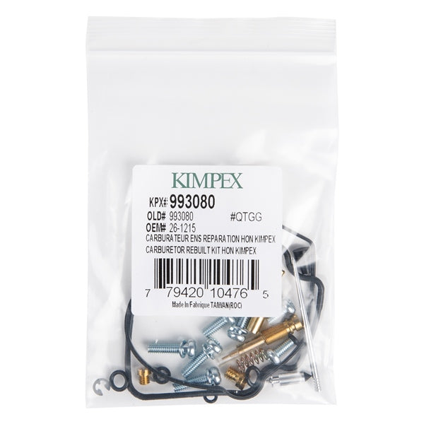 CARBURATOR REBUILD KIT HON KIMPEX