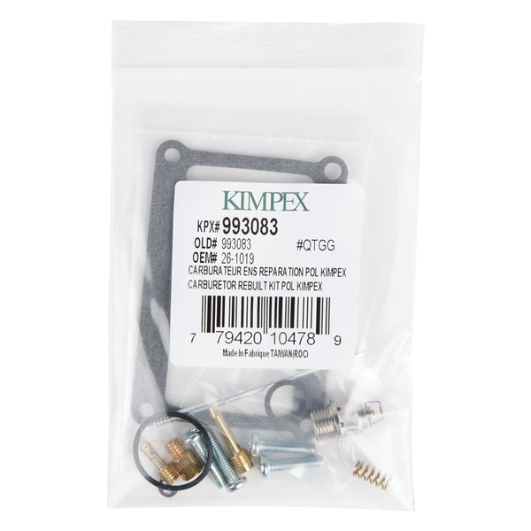CARBURATOR REBUILD KIT POL KIMPEX