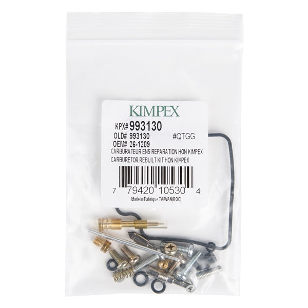 CARBURATOR REBUILD KIT HON KIMPEX
