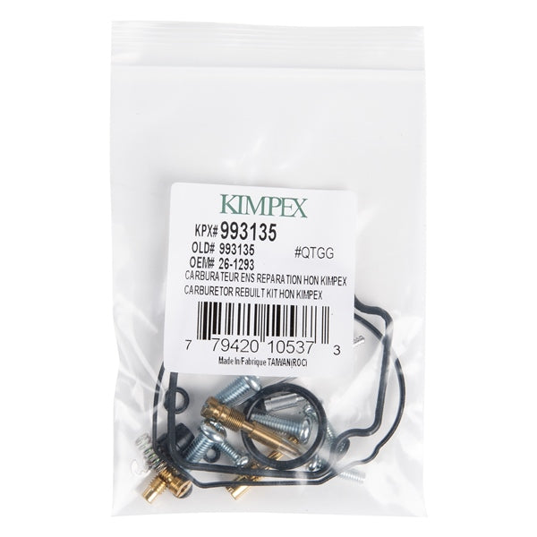 CARBURATOR REBUILD KIT HON KIMPEX
