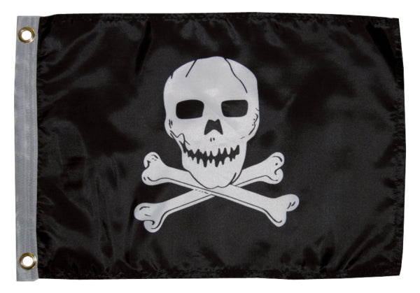 FLAG JOLLY ROGER, 12X18