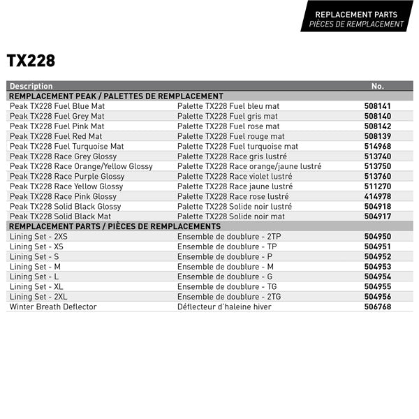 HELM TX228 RACE YE XL CKX