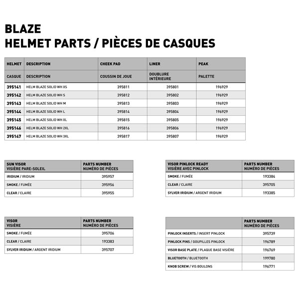 HELM BLAZE SOLID WH XS LS2