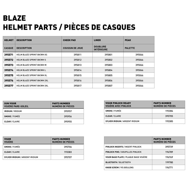 HELM BLAZE SPRINT BK/WH M LS2