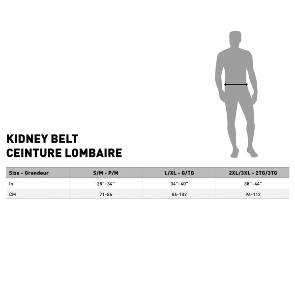 BELT KIDNEY 3DF 3.5 2XL/3XL LEATT