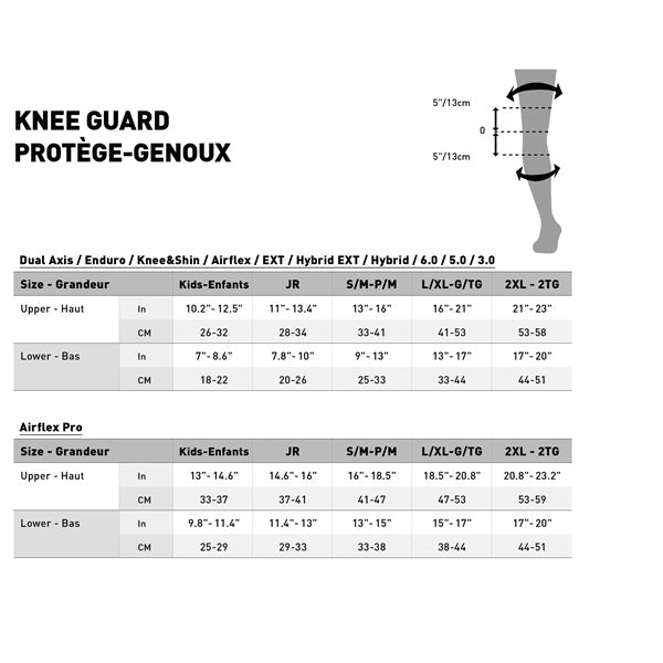 KNEE GUARD REAFLEX PRO FLINT XL LEATT