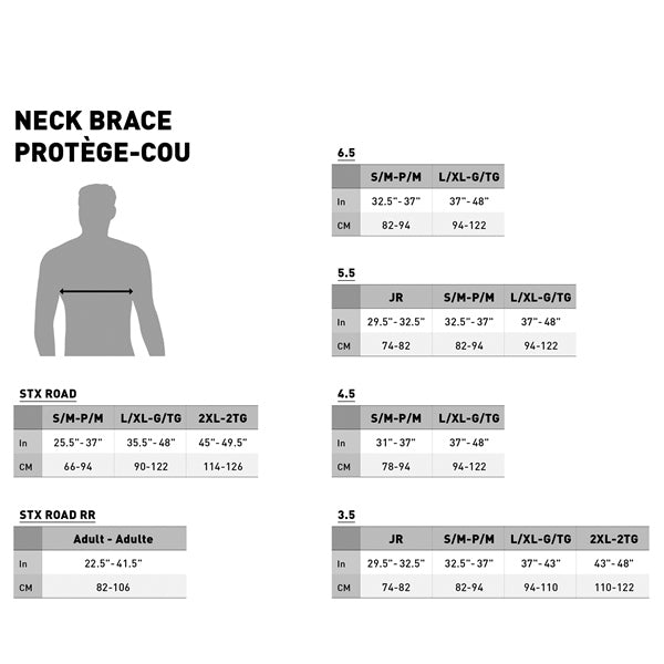 NECK BRACE 3.5 BK L/XL LEATT