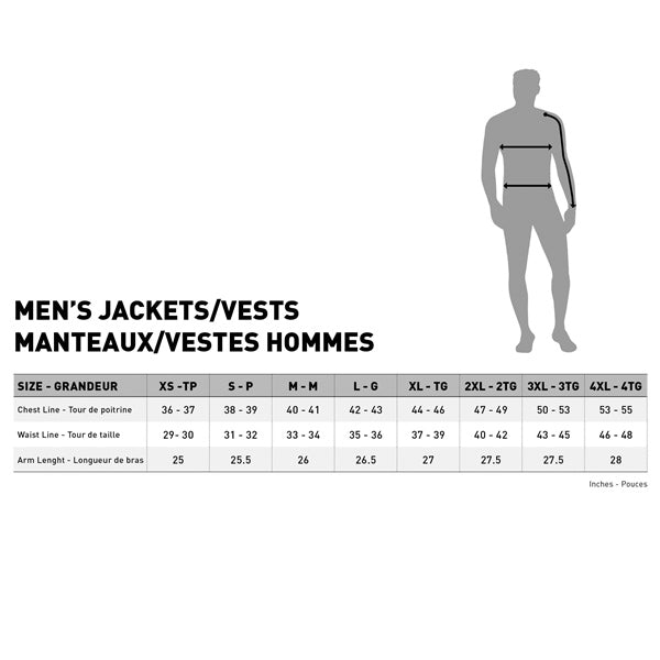 HEATED UNDERWEAR TOP PRIMER MEN BK 2XL